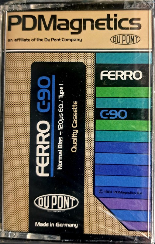 Compact Cassette PDM Ferro 90 Type I Normal 1981 Europe