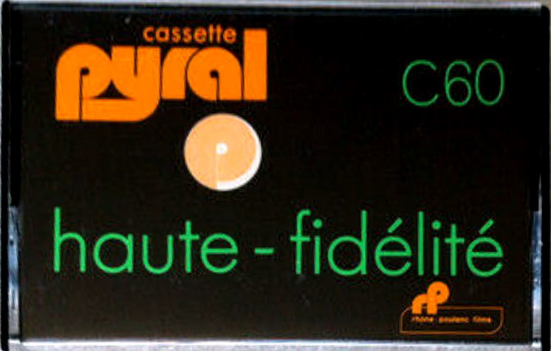 Compact Cassette Pyral 60 Type I Normal 1976 France
