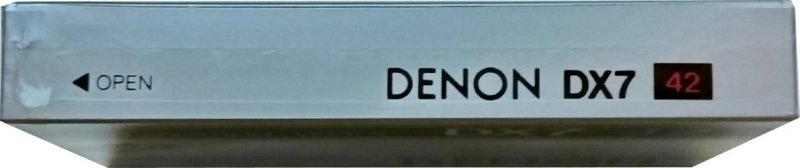 Compact Cassette Denon DX7 42 "Exellent" Type II Chrome 1983 Japan