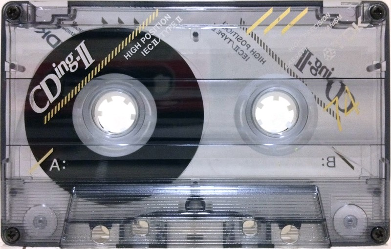 Compact Cassette TDK CDing 2 74 "CDING2-74EB" Type II Chrome 1997 Europe