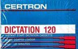 Compact Cassette Certron 120 Dictating Cassette 1976 USA