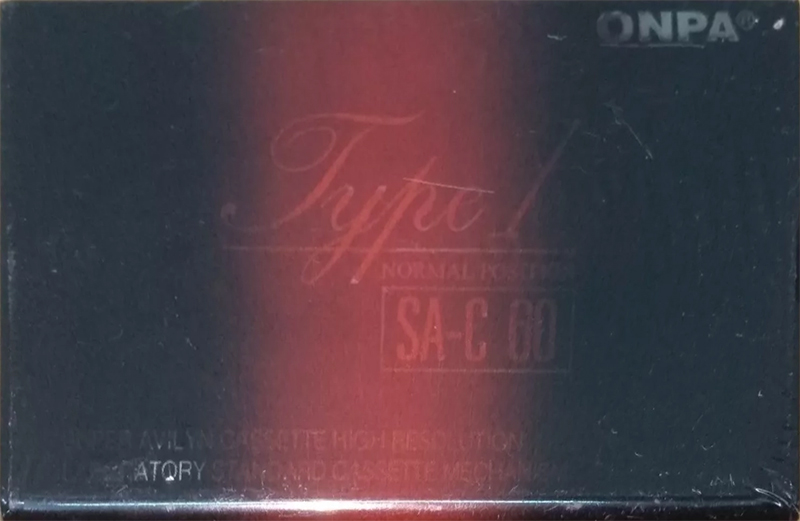 Compact Cassette ONPA SA 60 Type I Normal 1990 Thailand