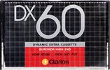 Compact Cassette Clarion DX 60 Type I Normal 1978 Japan