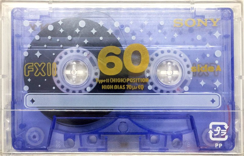 Compact Cassette Sony FX 60 "FXII" Type II Chrome Japan
