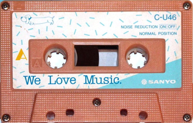 Compact Cassette Sanyo We Love Music 46 "Orange" Type I Normal 1986 Japan