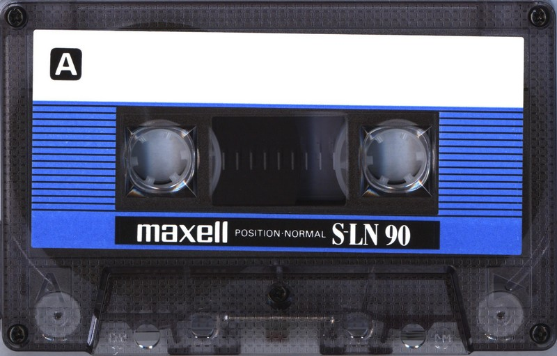 Compact Cassette Maxell S-LN 90 Type I Normal 1991 Europe