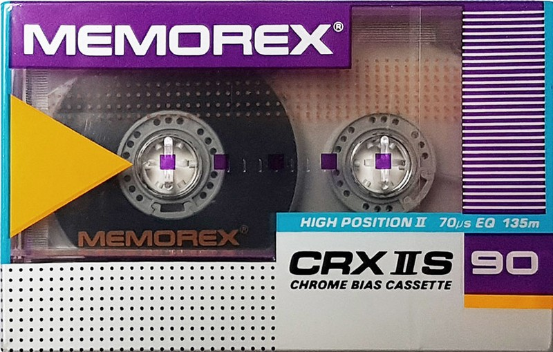 Compact Cassette Memorex CRX II S 90 Type II Chrome 1989 Europe