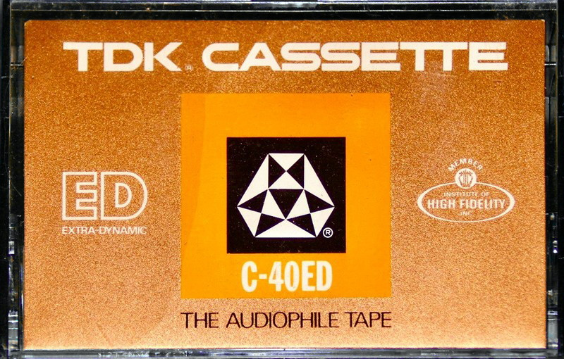 Compact Cassette TDK ED 40 "C-40ED" Type I Normal 1972 USA