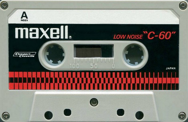 Compact Cassette Maxell 60 Type I Normal 1970 Worldwide