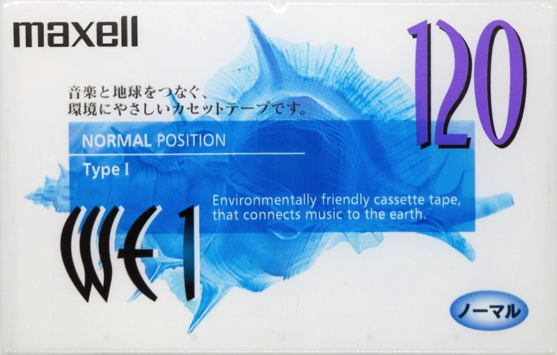 Compact Cassette Maxell WE 120 "WE1-120" Type I Normal 1999 Japan