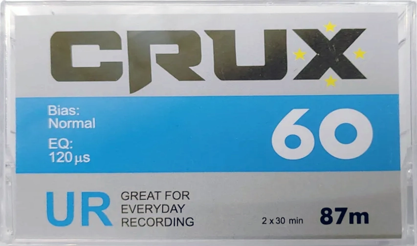 Compact Cassette CRUX UR 60 Type I Normal 2025 Worldwide