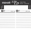Compact Cassette Maxell UDII-CD 90 Type II Chrome 2002 North America