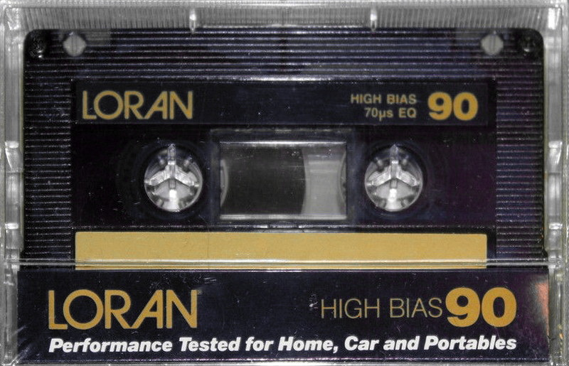Compact Cassette Loran 90 Type II Chrome 1985 USA