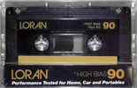 Compact Cassette Loran 90 Type II Chrome 1985 USA