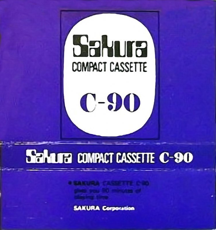 Compact Cassette Sakura 90 Type I Normal Hong Kong
