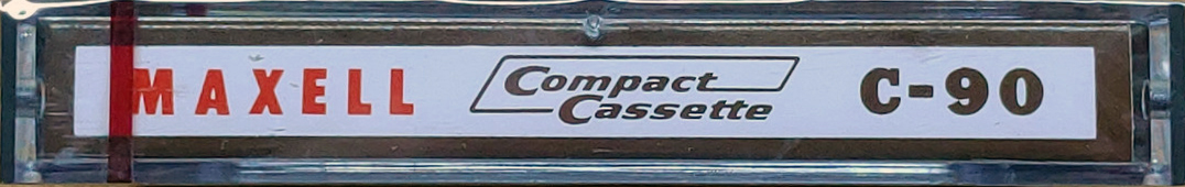 Compact Cassette Maxell 90 Type I Normal 1967 Worldwide