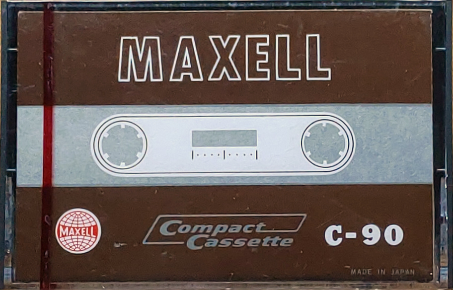 Compact Cassette Maxell 90 Type I Normal 1967 Worldwide