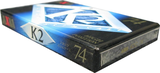 Compact Cassette AXIA K2 74 "K2C 74" Type II Chrome 1997 Japan