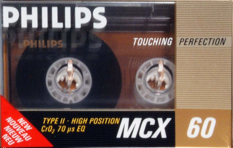 Compact Cassette Philips MCX Master 60 Type II Chrome 1988 Europe