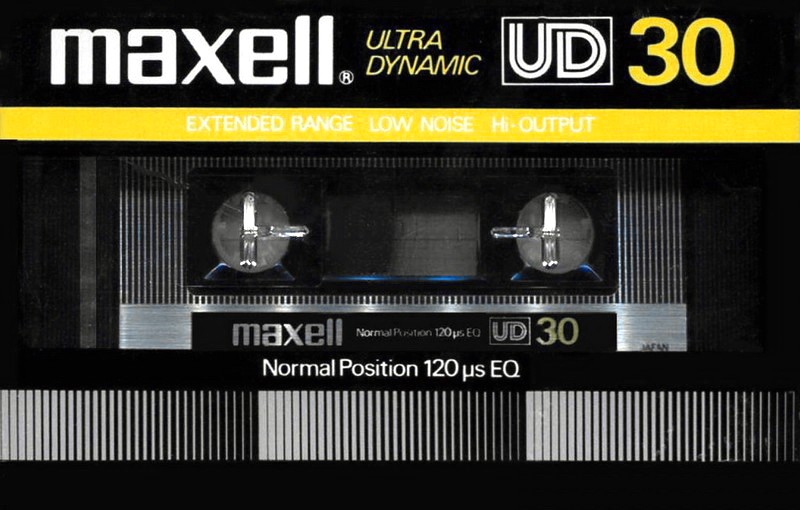 Compact Cassette Maxell UD 30 Type I Normal 1982 Japan