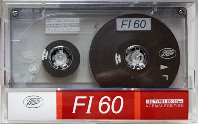 Compact Cassette Boots / Boots Audio FI 90 Type I Normal 1988 UK