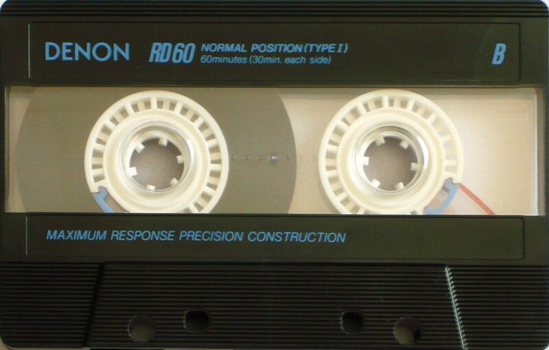 Compact Cassette Denon RD 60 "RD60M" Type I Normal 1987 Japan