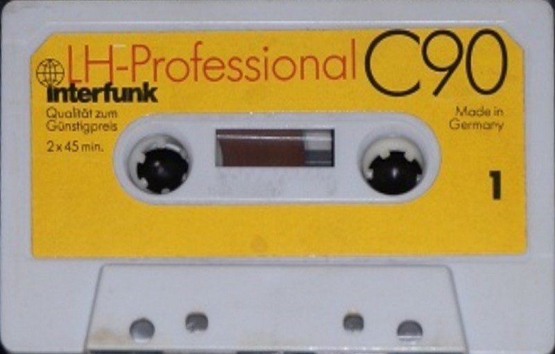 Compact Cassette Interfunk LH-Professional 90 Type I Normal 1979 Germany