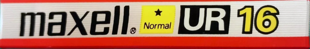 Compact Cassette Maxell UR 16 Type I Normal 1986 Japan