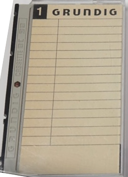 Compact Cassette Grundig 90 Type I Normal Europe