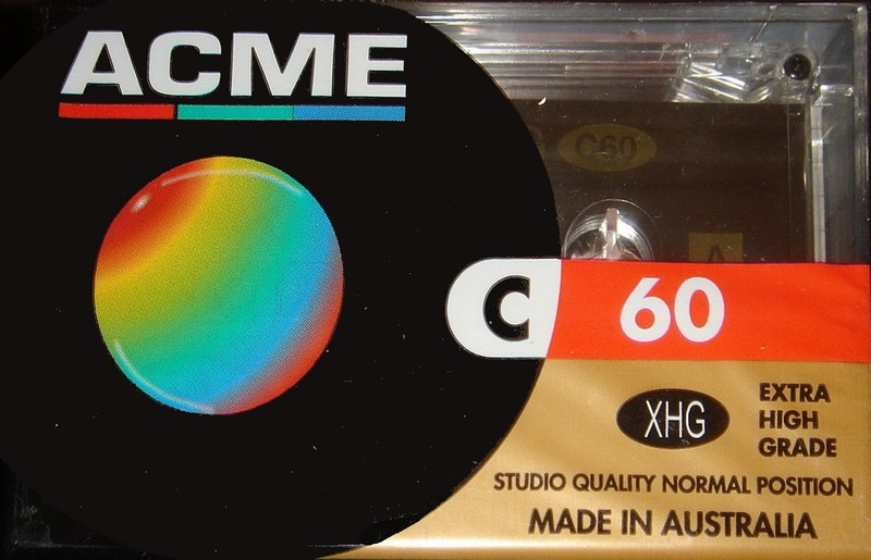 Compact Cassette Acme 60 "XHG" Type I Normal Australia