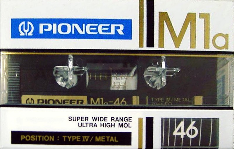 Compact Cassette Pioneer M1a 46 Type IV Metal 1982 Japan