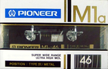 Compact Cassette Pioneer M1a 46 Type IV Metal 1982 Japan