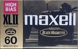 Compact Cassette Maxell XLII 60 Type II Chrome 1996 North America