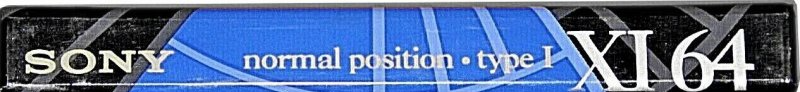 Compact Cassette Sony XI 64 "C-64X1A" Type I Normal 1993 Japan