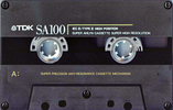 Compact Cassette TDK SA 100 "SA-100SE" Type II Chrome 1990 Australia, Europe