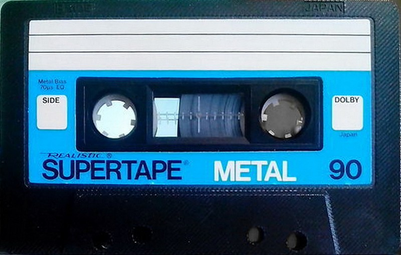Compact Cassette Realistic Metal 90 "44-961" Type IV Metal 1978 USA