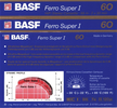 Compact Cassette BASF Ferro Super I 60 Type I Normal 1988 Europe