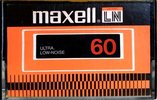 Compact Cassette Maxell LN 60 Type I Normal 1977 USA