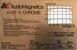 Compact Cassette Audio Magnetics AMX-II 90 Type II Chrome Europe