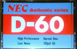 Compact Cassette NEC 60 Type I Normal Japan