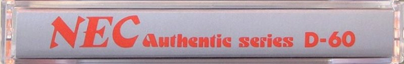 Compact Cassette NEC 60 Type I Normal Japan