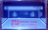 Compact Cassette NEC 60 Type I Normal Japan
