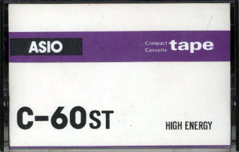 Compact Cassette Asio 60 "C-60ST" Type I Normal Hong Kong