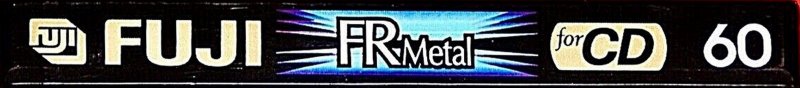Compact Cassette Fuji FR Metal 60 Type IV Metal 1992 North America