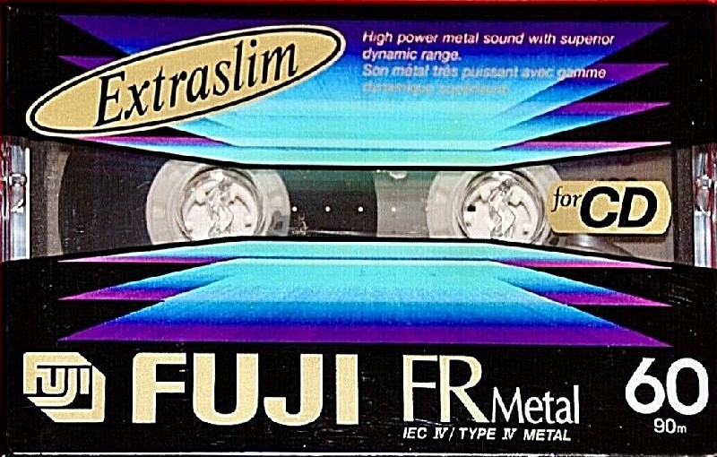 Compact Cassette Fuji FR Metal 60 Type IV Metal 1992 North America