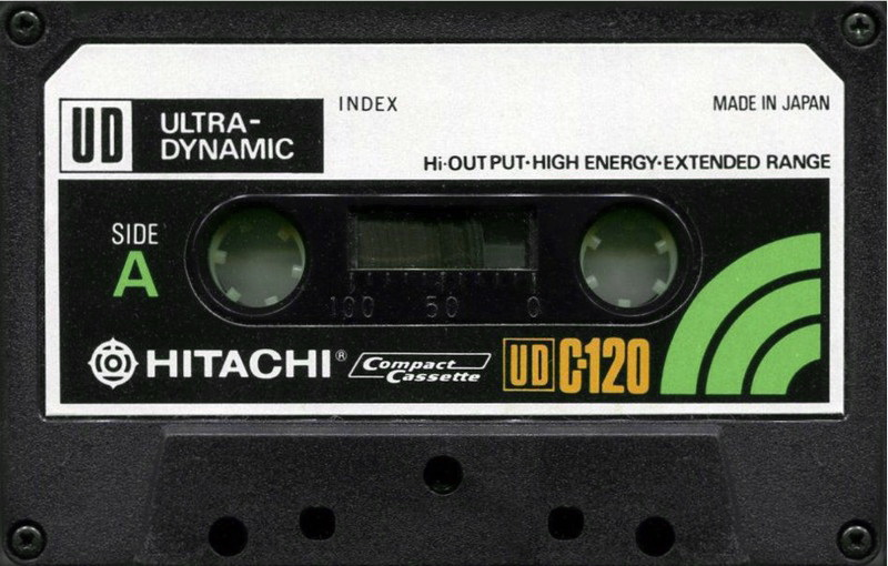 Compact Cassette Hitachi UD 120 Type I Normal 1974 USA