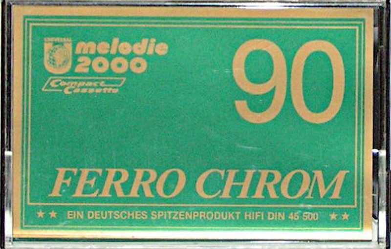 Compact Cassette Melodie 2000 90 Type III Ferro Chrome 1985 Germany