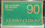 Compact Cassette Melodie 2000 90 Type III Ferro Chrome 1985 Germany