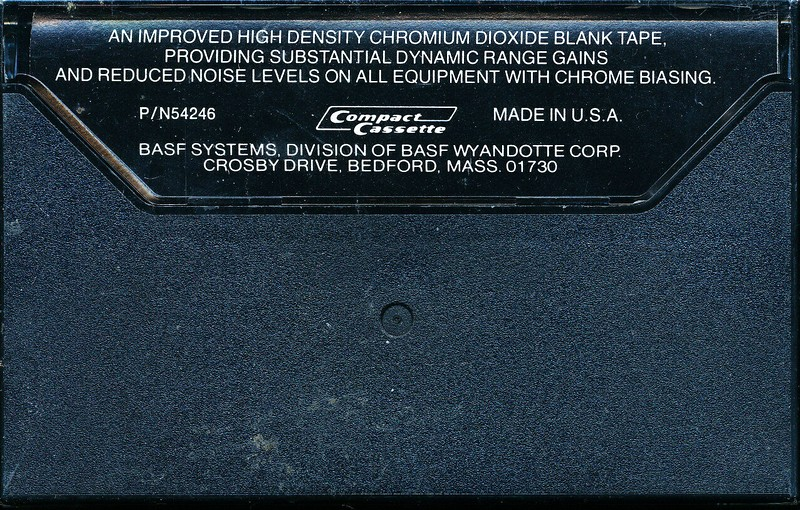 Compact Cassette BASF Professional II 90 Type II Chrome 1976 USA