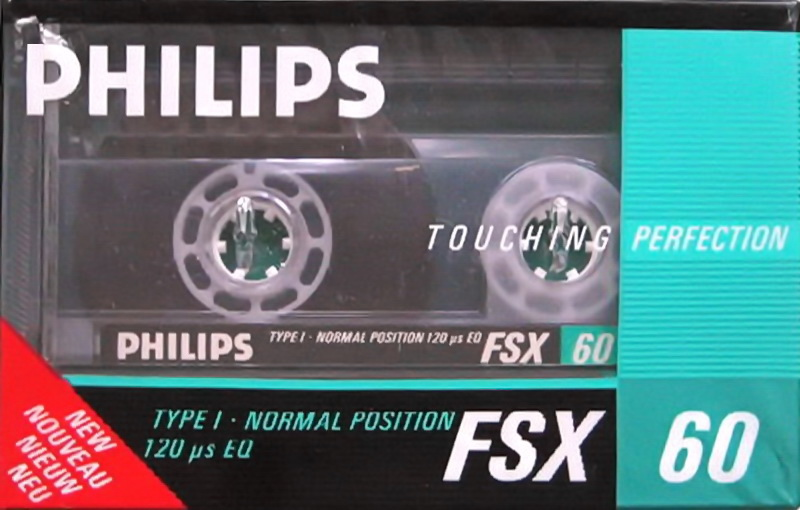 Compact Cassette Philips FSX 60 Type I Normal 1987 Europe